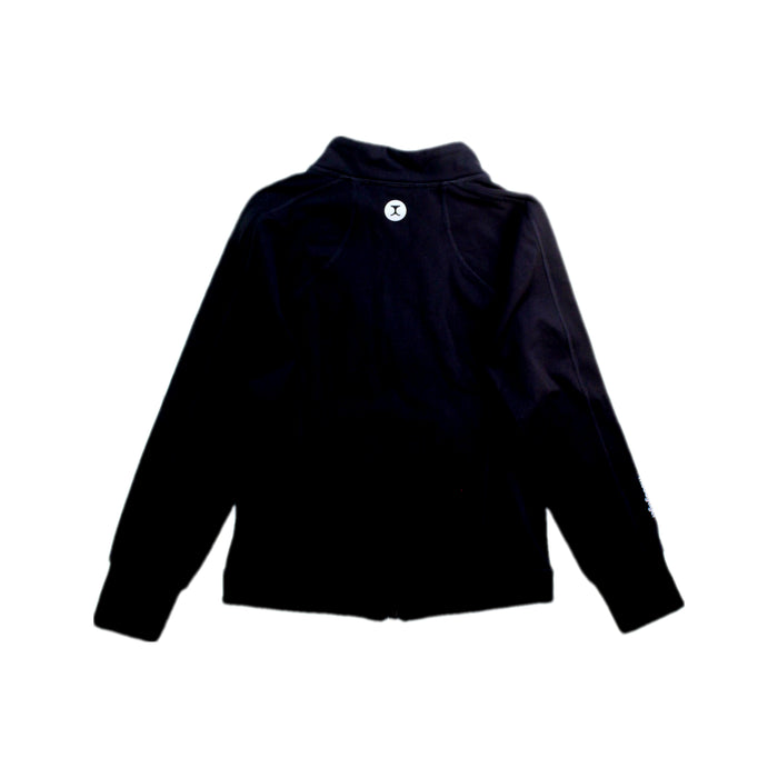 A Black Lightweight Jackets from Moody Tiger in size 6T for girl. (Back View)