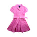 A Pink Short Sleeve Dresses from Polo Ralph Lauren in size 5T for girl. (Front View)