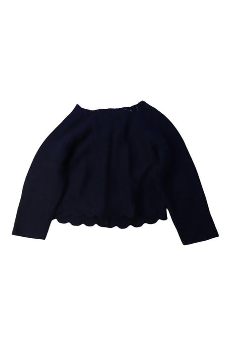 A Black Cardigans from Jacadi in size 2T for girl. (Back View)