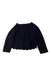 A Black Cardigans from Jacadi in size 2T for girl. (Back View)