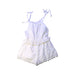 A White Sleeveless Rompers from Zimmermann in size 4T for girl. (Front View)