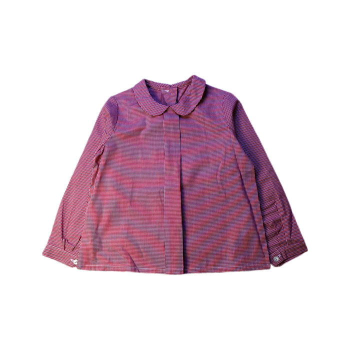 A Red Long Sleeve Shirts from Pepa London in size 3T for girl. (Front View)
