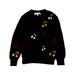 A Black Knit Sweaters from Bonpoint in size 4T for girl. (Front View)