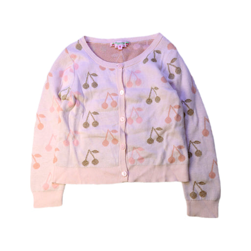 A Pink Cardigans from Bonpoint in size 6T for girl. (Front View)