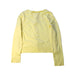 A Yellow Cardigans from Bonpoint in size 6T for girl. (Back View)