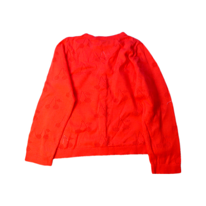 A Red Cardigans from Bonpoint in size 2T for girl. (Back View)