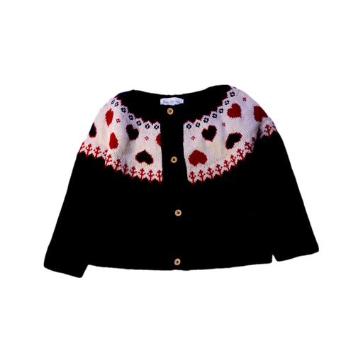 A Black Cardigans from Fina Ejerique in size 3T for girl. (Front View)