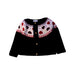 A Black Cardigans from Fina Ejerique in size 3T for girl. (Front View)