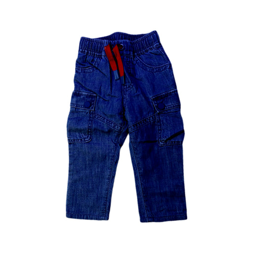 A Blue Casual Pants from Catimini in size 12-18M for boy. (Front View)