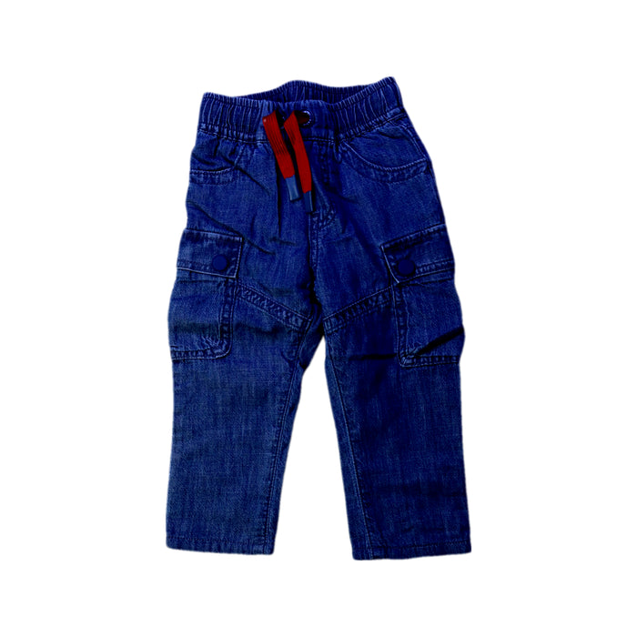 A Blue Casual Pants from Catimini in size 12-18M for boy. (Front View)