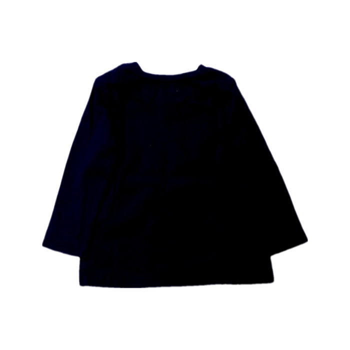 A Black Long Sleeve T Shirts from IKKS in size 3-6M for boy. (Back View)