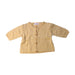 A Yellow Cardigans from Bout'Chou in size 0-3M for girl. (Front View)