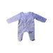 A Grey Long Sleeve Bodysuits from Bout'Chou in size Newborn for neutral. (Front View)