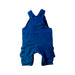 A Blue Long Overalls from DPAM in size 0-3M for boy. (Back View)