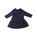 A Navy Long Sleeve Dresses from Sergent Major in size 0-3M for boy. (Back View)