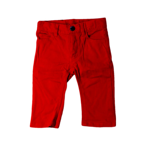 A Red Casual Pants from Jacadi in size 3-6M for boy. (Front View)