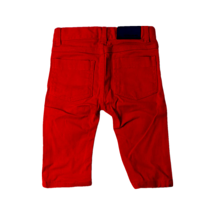 A Red Casual Pants from Jacadi in size 3-6M for boy. (Back View)