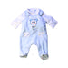 A Blue Long Overalls from Sergent Major in size 0-3M for boy. (Front View)