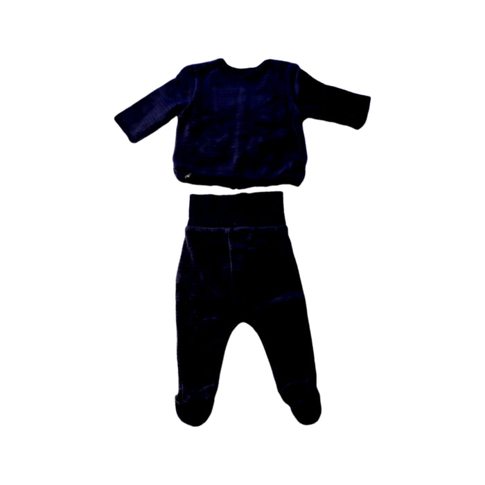 A Navy Pants Sets from Absorba in size 0-3M for boy. (Back View)