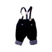 A Black Long Overalls from Sergent Major in size 3-6M for boy. (Back View)