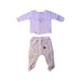 A Grey Pants Sets from Absorba in size 0-3M for boy. (Front View)