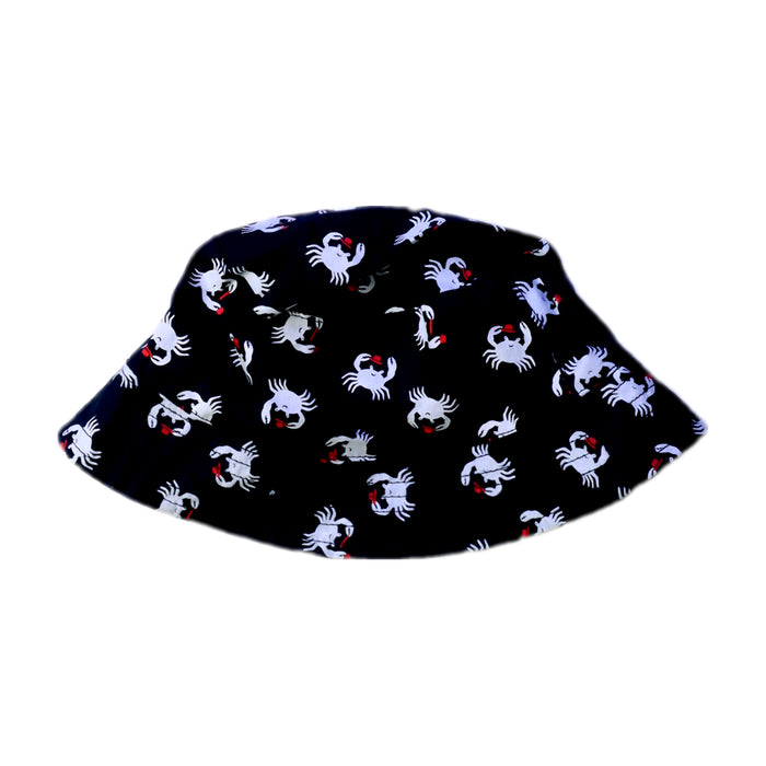 A Black Sun Hats from Bout'Chou in size 18-24M for boy. (Front View)