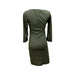 A Green Long Sleeve Dresses from Envie de Fraise in size Maternity-M for maternity. (Back View)