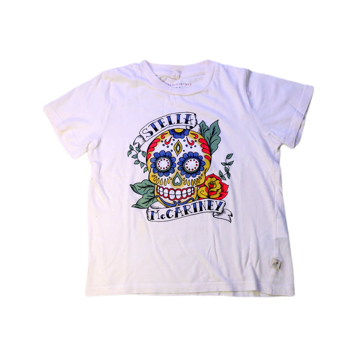 A White Short Sleeve T Shirts from Stella McCartney in size 4T for neutral. (Front View)