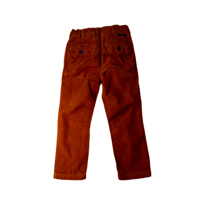 A Brown Casual Pants from Burberry in size 4T for boy. (Back View)