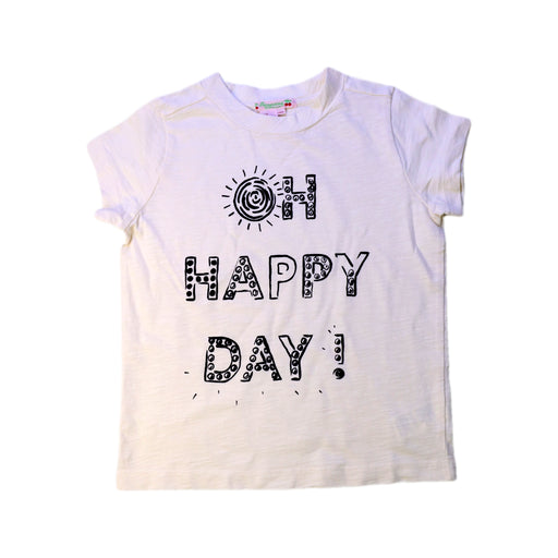 A White Short Sleeve T Shirts from Bonpoint in size 6T for neutral. (Front View)