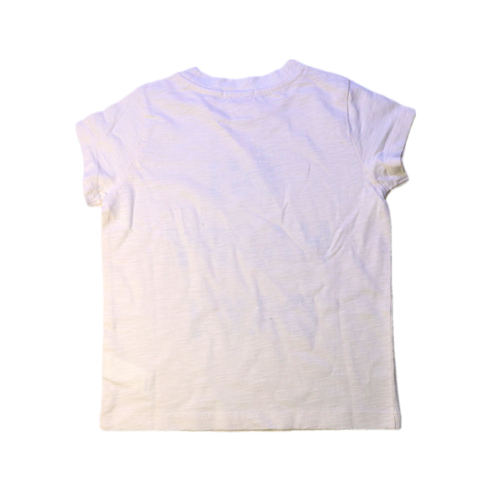 A White Short Sleeve T Shirts from Bonpoint in size 6T for neutral. (Back View)