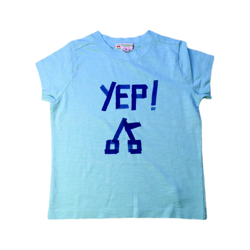 A Blue Short Sleeve T Shirts from Bonpoint in size 6T for neutral. (Front View)
