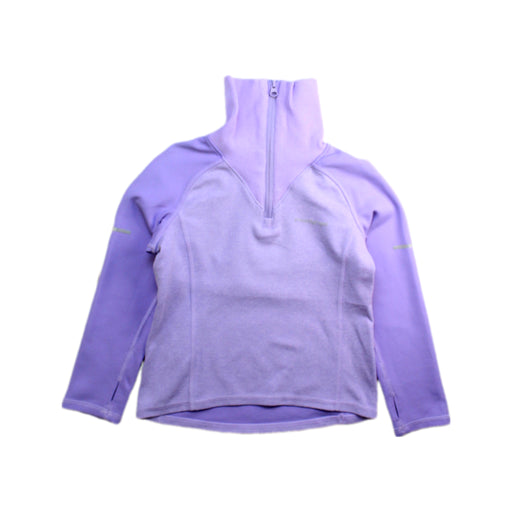 A Purple Zippered Sweatshirts from Moody Tiger in size 4T for girl. (Front View)