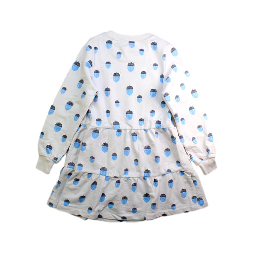 A White Long Sleeve Dresses from Reima in size 5T for girl. (Back View)
