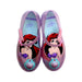 A Purple Flats from Mini Melissa in size 5T for girl. (Back View)
