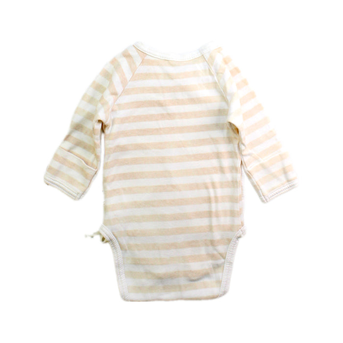 A Beige Long Sleeve Bodysuits from Primeval in size 12-18M for neutral. (Back View)