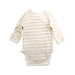 A Beige Long Sleeve Bodysuits from Primeval in size 12-18M for neutral. (Back View)