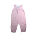 A Pink Long Overalls from The Little White Company in size 12-18M for girl. (Front View)