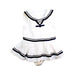 A White Sleeveless Rompers from Nicholas & Bears in size 12-18M for girl. (Front View)