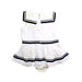 A White Sleeveless Rompers from Nicholas & Bears in size 12-18M for girl. (Back View)
