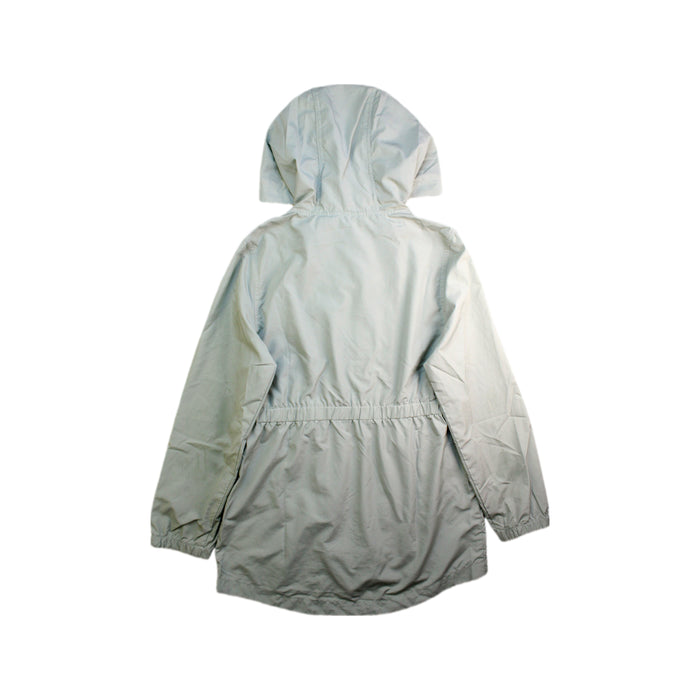 A Grey Lightweight Jackets from Roots in size 9Y for girl. (Back View)