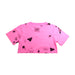 A Pink Short Sleeve T Shirts from Adidas in size 9Y for girl. (Back View)