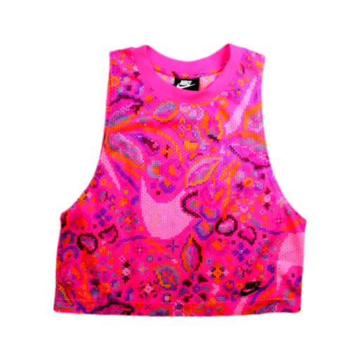 A Pink Sleeveless Tops from Nike in size 6T for girl. (Front View)