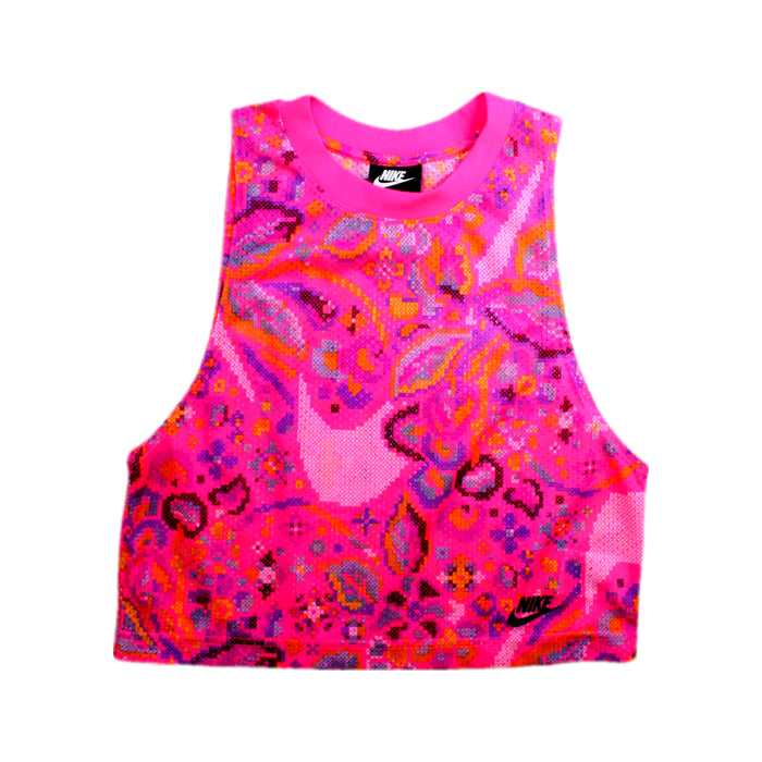 A Pink Sleeveless Tops from Nike in size 6T for girl. (Front View)