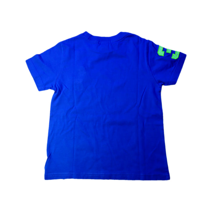 A Blue Short Sleeve T Shirts from Polo Ralph Lauren in size 5T for boy. (Back View)