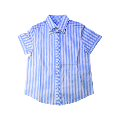 A Blue Short Sleeve Shirts from Nicholas & Bears in size 8Y for boy. (Front View)