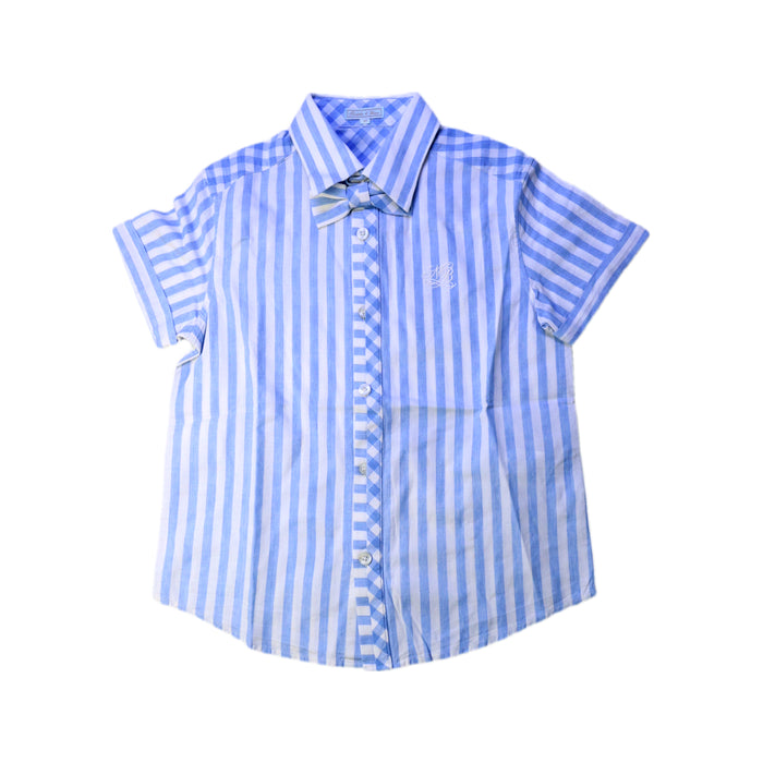 A Blue Short Sleeve Shirts from Nicholas & Bears in size 8Y for boy. (Front View)