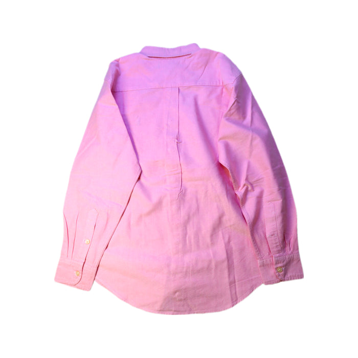 A Pink Long Sleeve Shirts from Ralph Lauren in size 12Y for boy. (Back View)