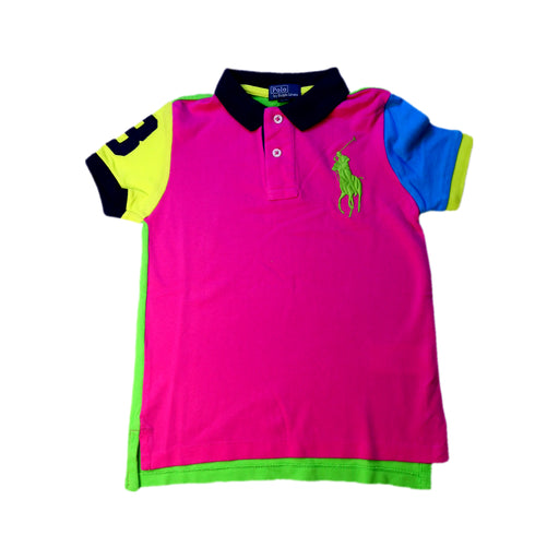 A Multicolour Short Sleeve Polos from Polo Ralph Lauren in size 5T for boy. (Front View)