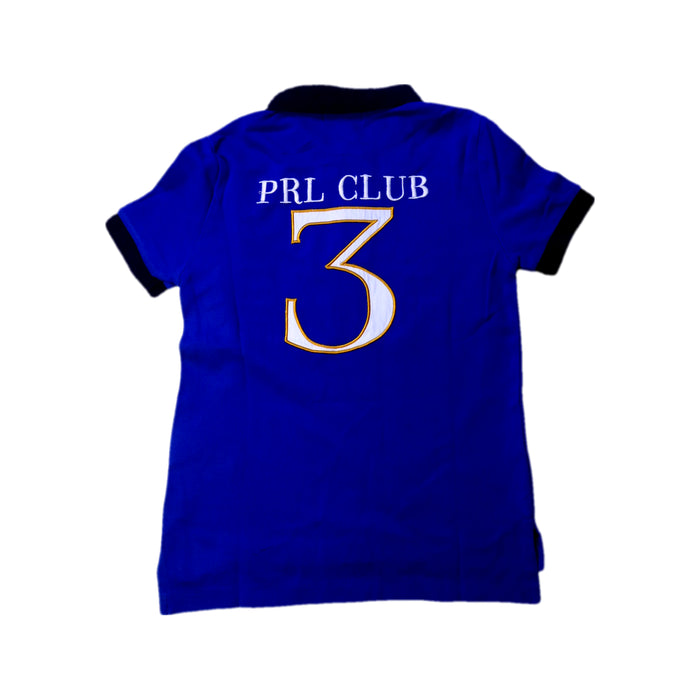A Blue Short Sleeve Polos from Polo Ralph Lauren in size 5T for boy. (Back View)
